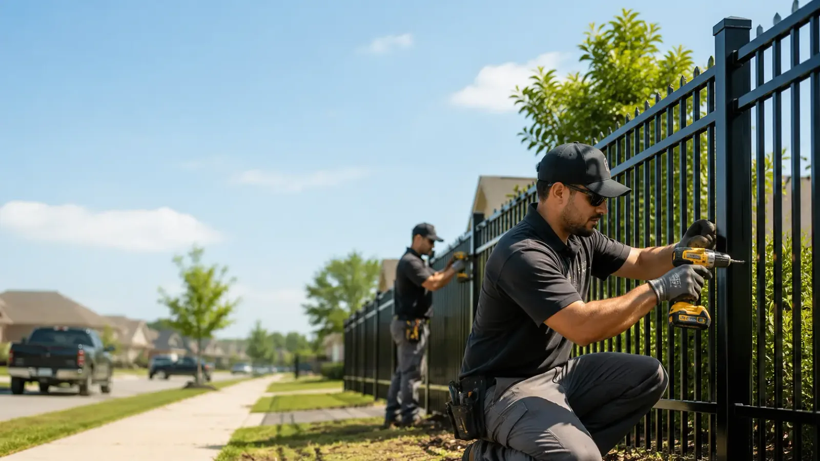 Metal Fence Installation in Barry, TX